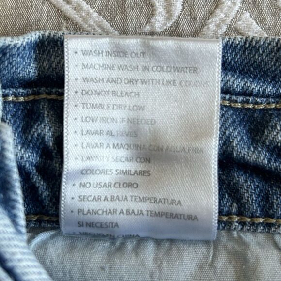 KanCan Jeans Women 11 Blue Lite Wash Hi Waist Estilo 5Pocket Cotton Cottage Boho - Picture 5 of 16